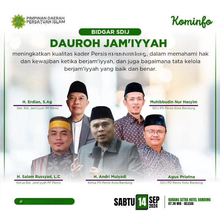 Dauroh Jamiyyah SDIJ PD PERSIS Provinsi Kalimantan Tengah
