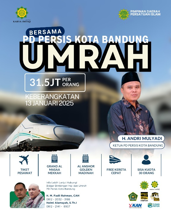Umroh Bersama PD PERSIS Provinsi Kalimantan Tengah